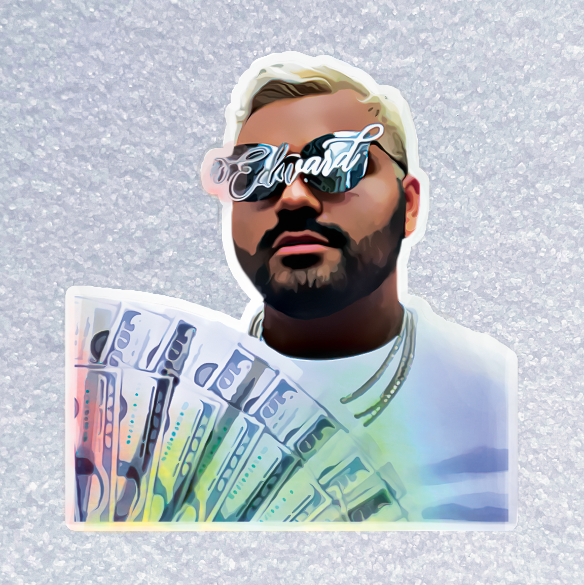 Edward Lopez - Holographic Sticker