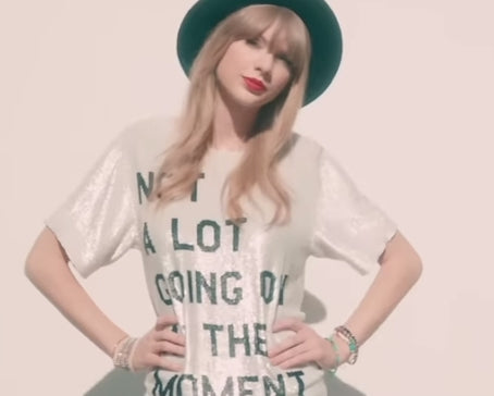 Not A lot Going On Taylor Swift Sticker – Sew Bonita